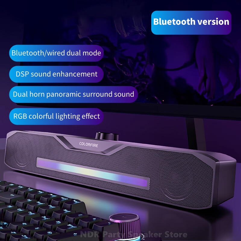 Pc Gaming Cost - Hot-selling kosteneffectieve USB-aangedreven Bluetooth/bekabelde desktop PC-gamingluidspreker