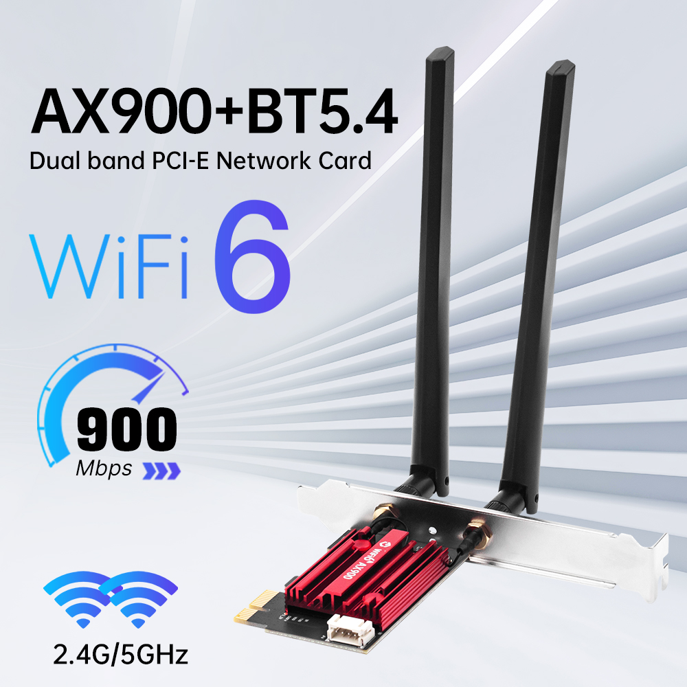 Pc Gaming Gta 6 - WiFi 6 PCIe FV-AX900pro Netwerkkaart Bluetooth