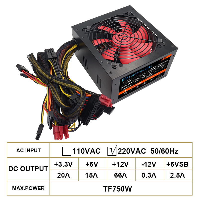 ATX 750W Gold PSU 750W Compute - Pc Unit For Gaming recensie en prijs