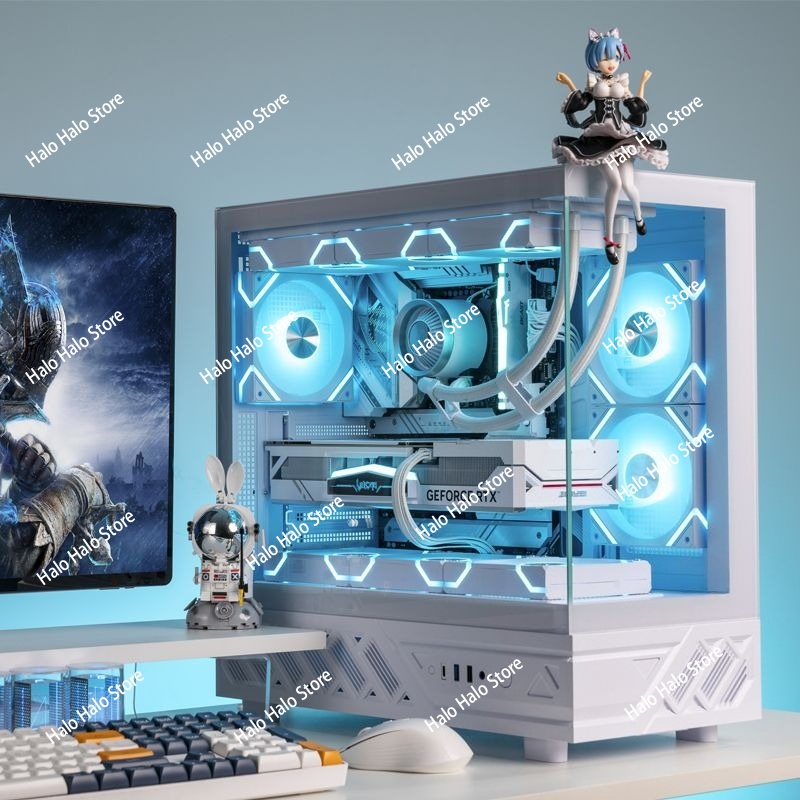 Witte Seaview ATX PC-behuizing - Pc Gaming Liquid recensie en prijs