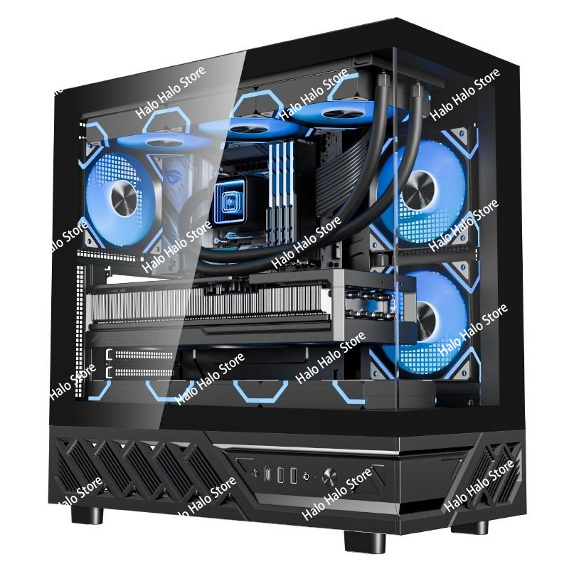 Witte Seaview ATX PC-behuizing - Pc Gaming Liquid recensie en prijs