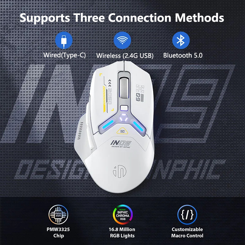 INPHIC IN9 Tri-mode draadloze  - Pc Gaming Gta 6 recensie en prijs