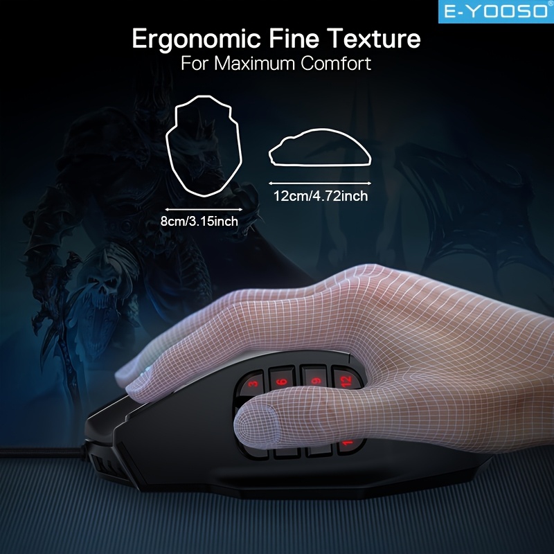 E-YOOSO RGB bedrade gamingmuis - Mouse Bungee Holder recensie en prijs