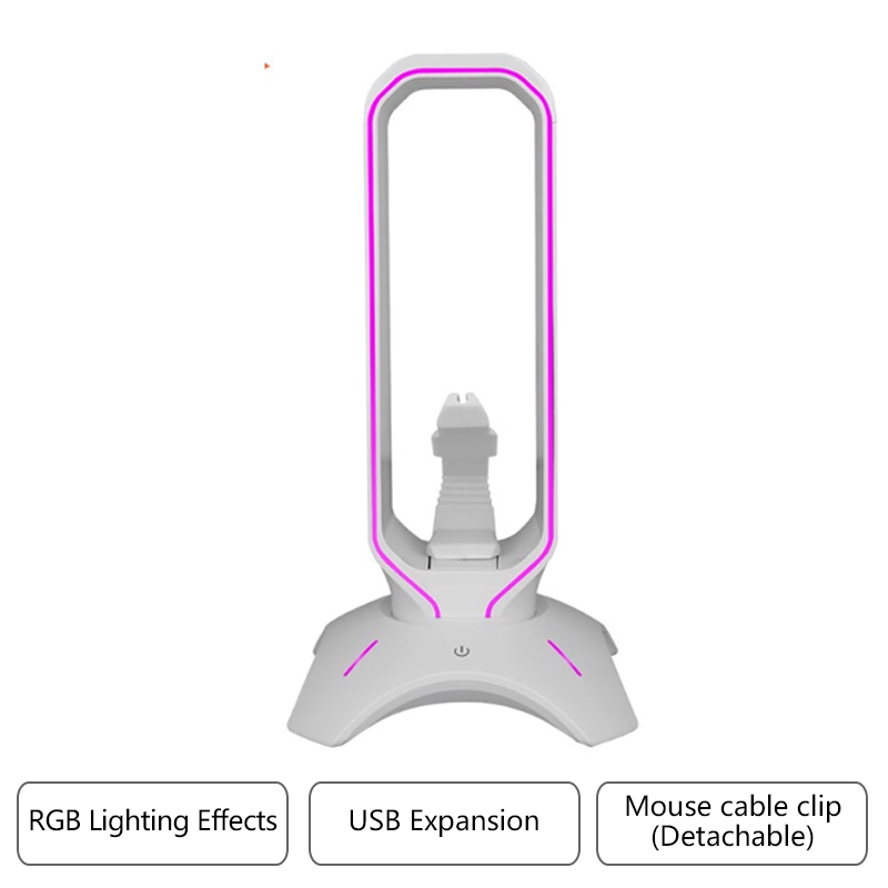 RGB Gaming-hoofdtelefoonstanda - Mouse Bungee Holder recensie en prijs