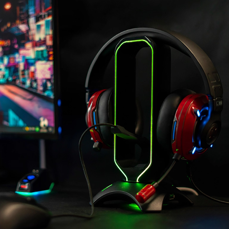 RGB-headsetstandaard met muis  - Mouse Bungee Holder recensie en prijs