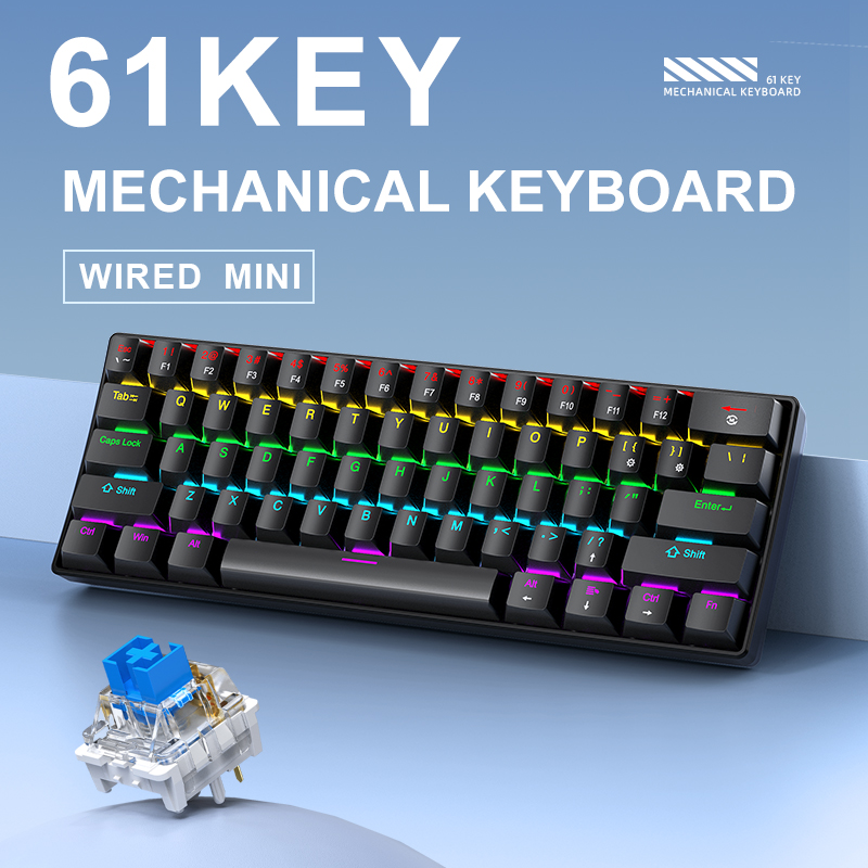 K61 Bedraad mechanisch gamingt - Pc Gaming Gigabyte recensie en prijs