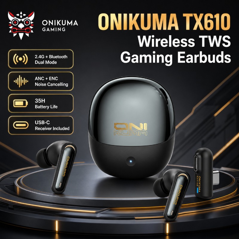 ONIKUMA TX610 Draadloze Gaming - Pc Gaming Gigabyte recensie en prijs