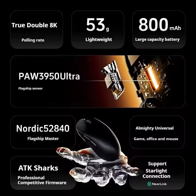 ATK A9 Draadloze gamingmuis Ne - Pc Gaming Gta 6 recensie en prijs