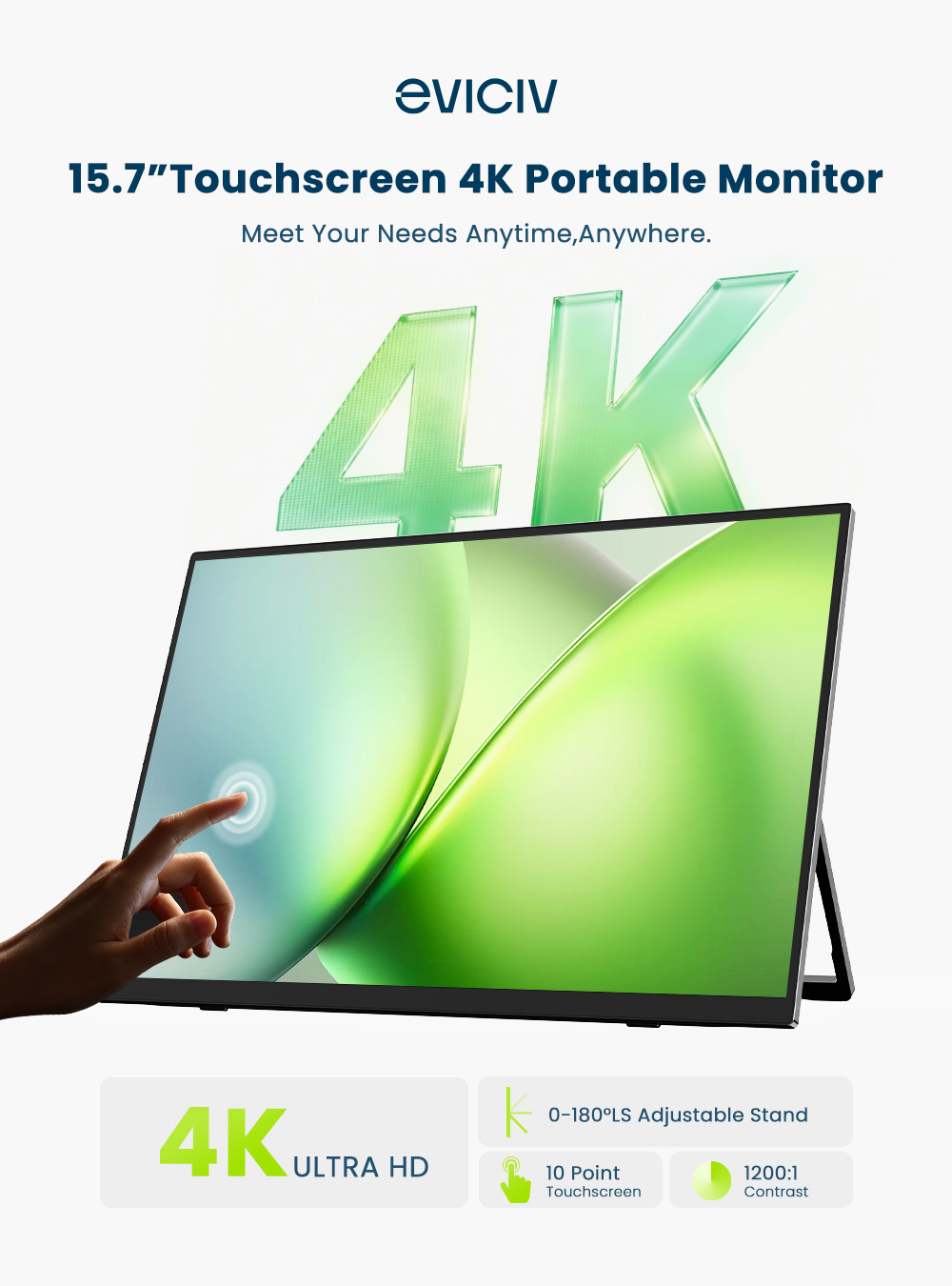 EVICIV 4K Draagbare Monitor 10 - Pc Gaming Gigabyte recensie en prijs