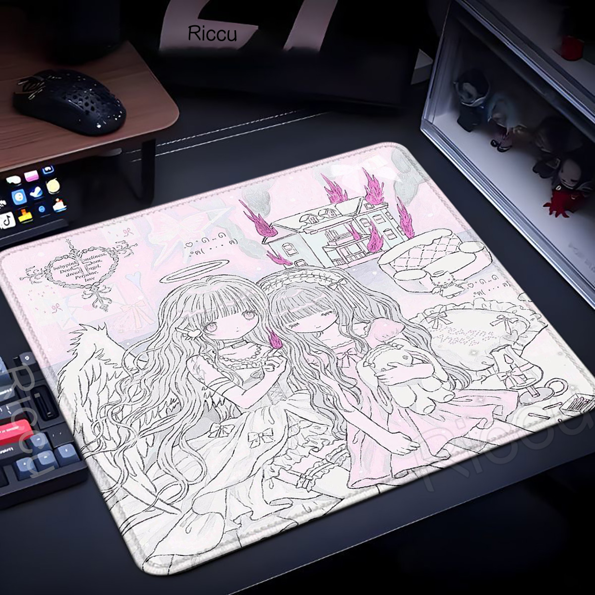 XL Sleepy Angel Roze Muismat A - Pc Gaming Pink recensie en prijs